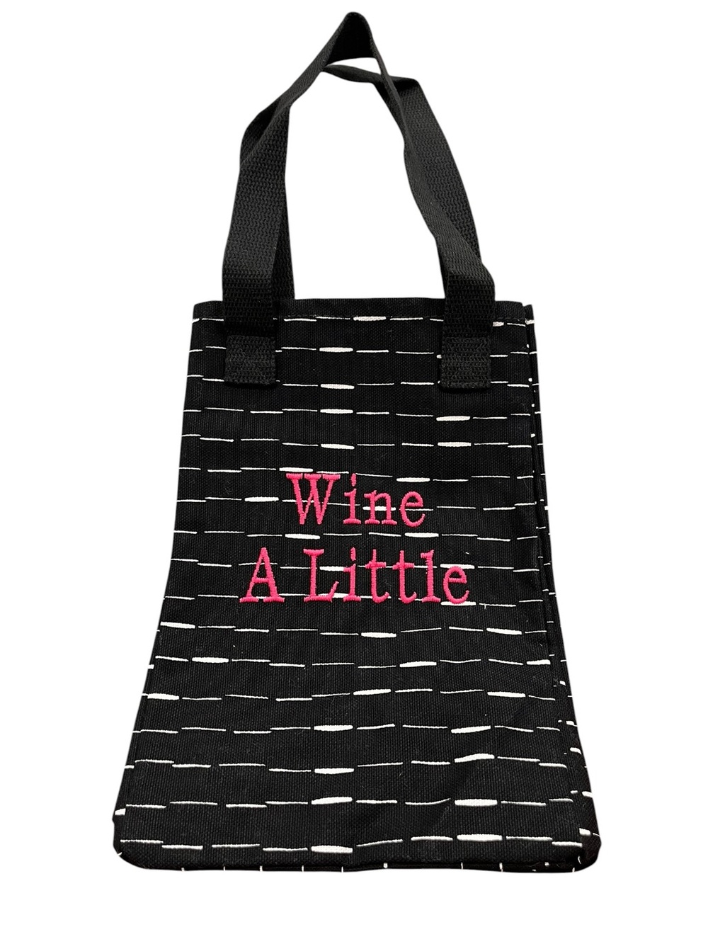 RARE Thirty-One "Twice as Nice Tote" Starlite Stripe "Wine A Little" Tote NIP